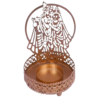 Radha Krishna Metallic Shadow Tea Light Holder