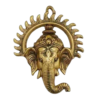 Lord Surya Encircled Ganesha Wall Hanging