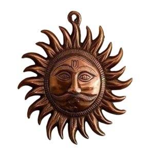 Sun Surya Copper Vastu Wall Hangings for Home and Offices