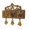 Tirupati Balaji Shankh Chakra Namah Wall Hanging with 3 Bells