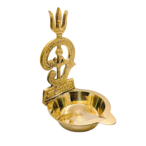 OM Shakthi Brass Table Diya